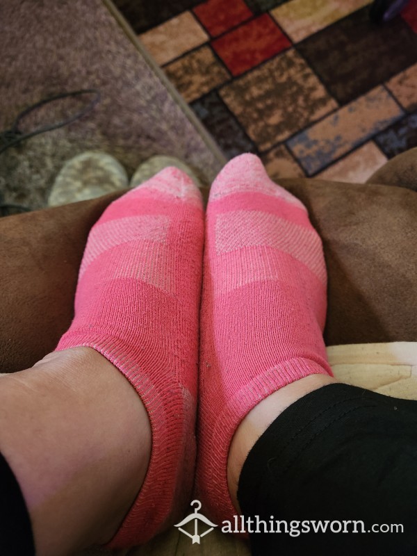 Well Worn Pink Socks