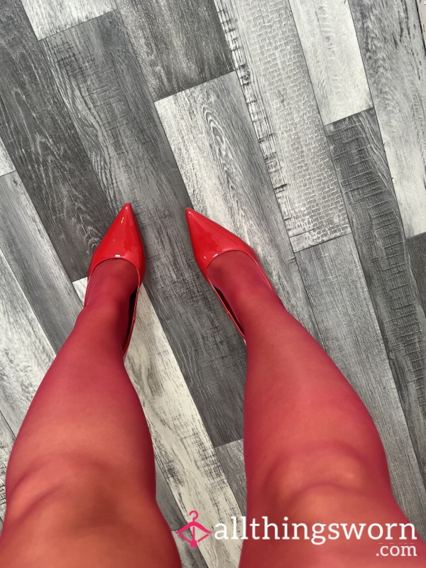 Well-worn Red Stockings 😉