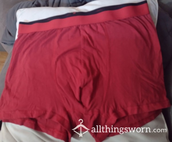 Well Worn S**y Red XL Boxers