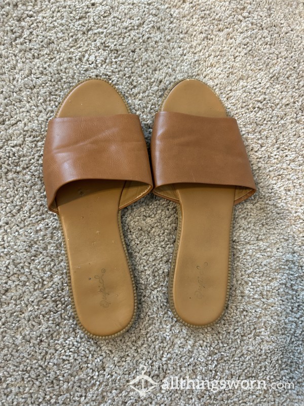 Well Worn Slip Sandals