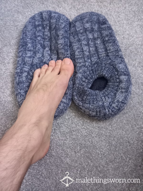 Well-worn Slippers With Cheesy Feet Smell