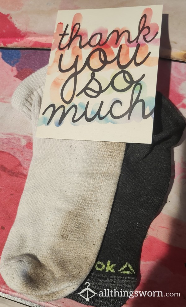 WELL WORN Socks From TWO Lesbian Goddesses