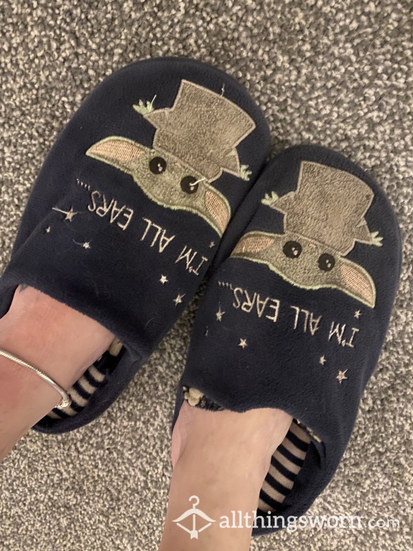 Well Worn Star Wars Slippers