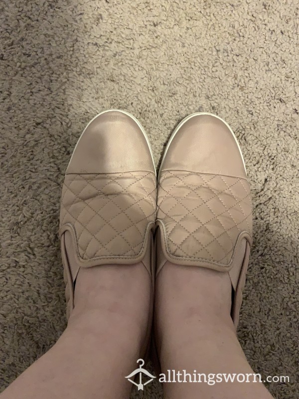 Well Worn Steve Madden Slip On Sneakers