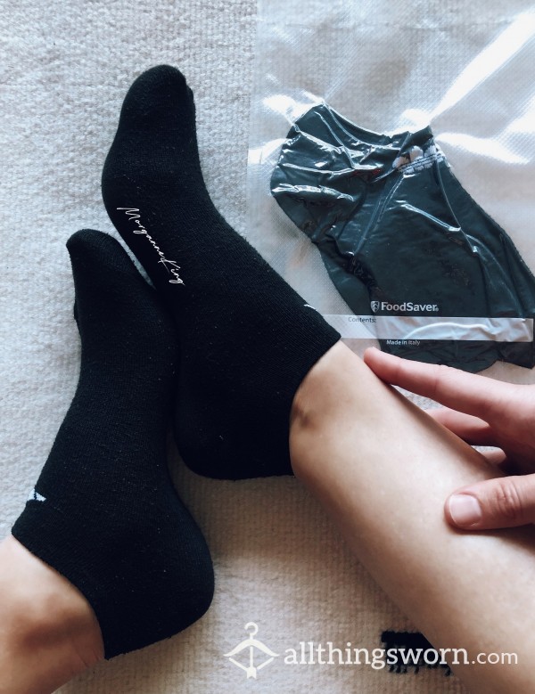 Well-worn Sweaty Gym Socks | Aroma Level: Mild-Medium