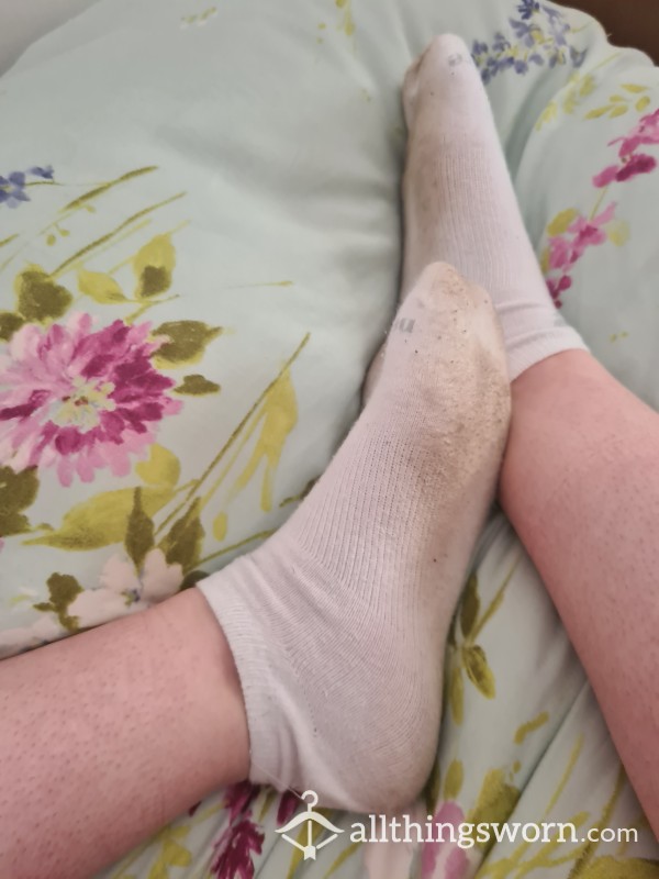 Well Worn Sweaty Sports Trainer Socks