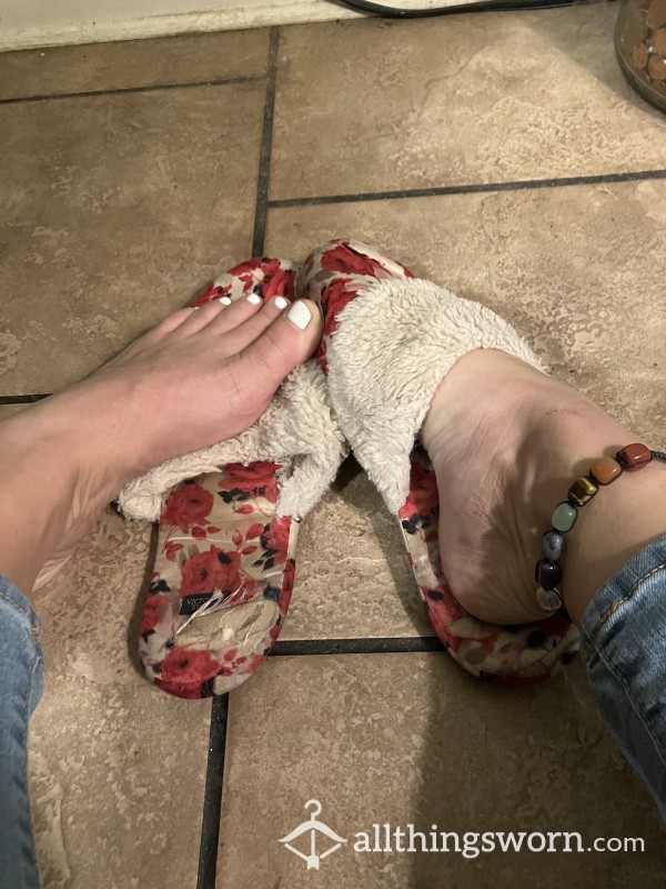 Well Worn Victoria Secret Slippers