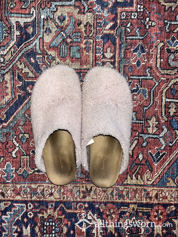 Well-worn VS Slippers