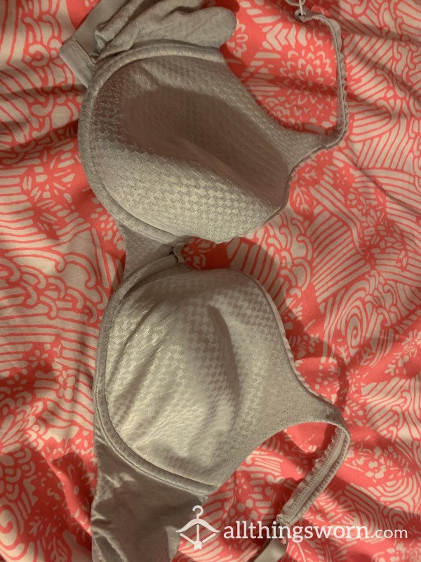 Well Worn White Nurse Bra