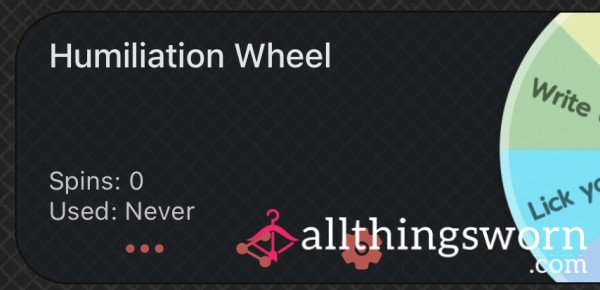 Wheel Spin - Humiliation