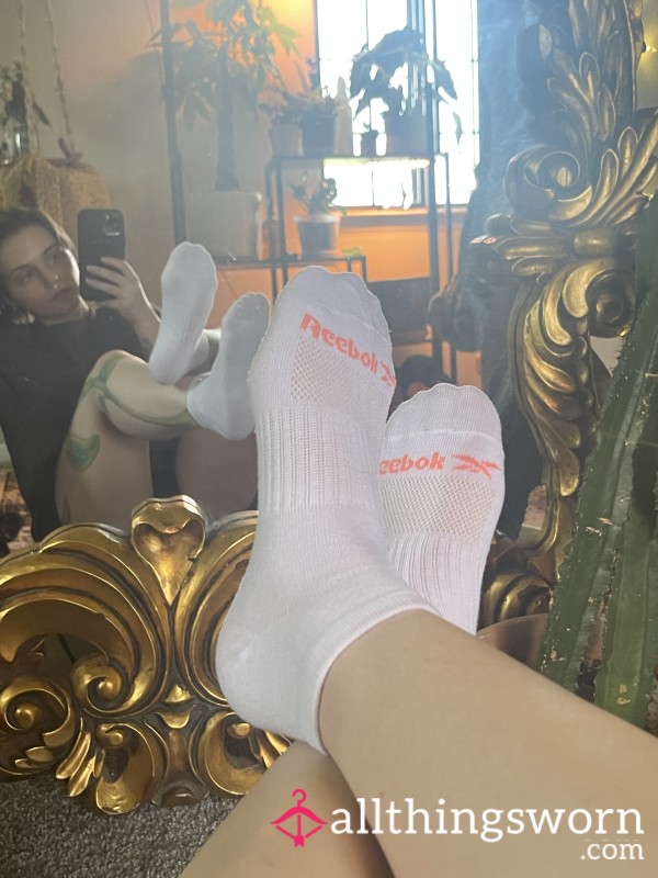 White Reebok Socks