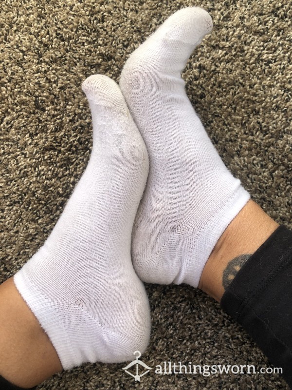 White Ankle Socks