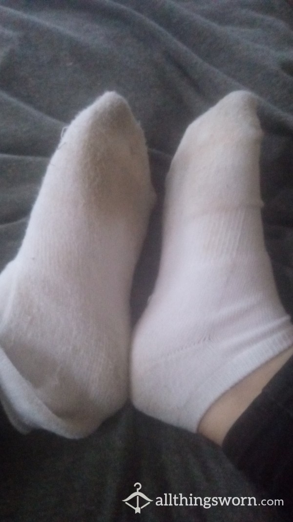 White Ankle Socks