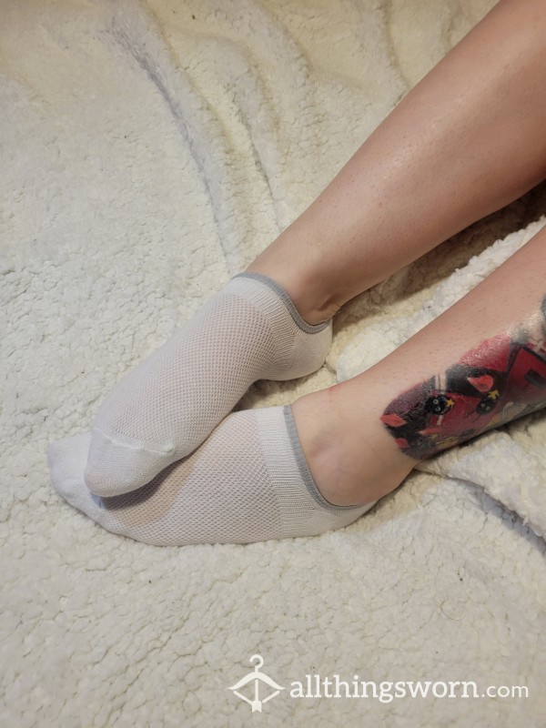 White Ankle Socks