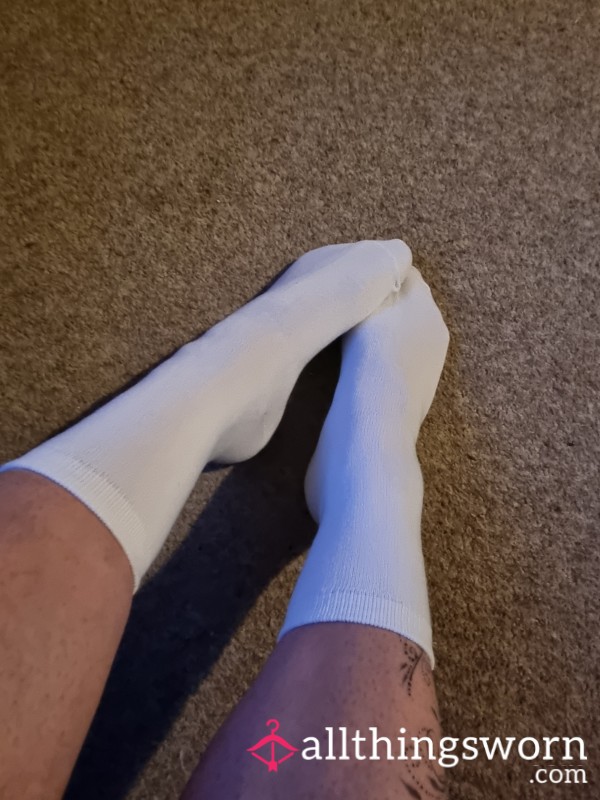 White Ankle Socks