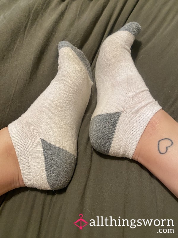 White Ankle Socks