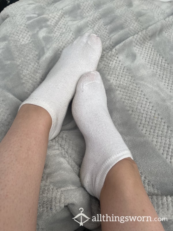 White Ankle Socks