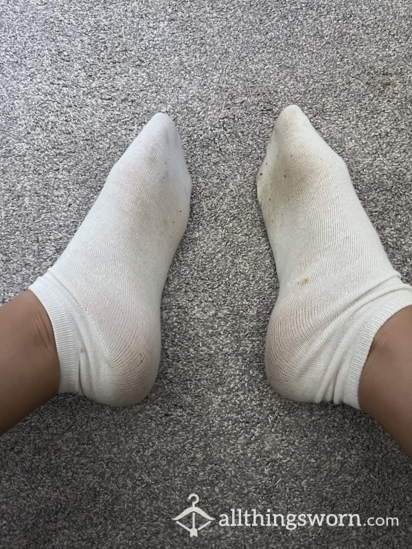 White Ankle Socks