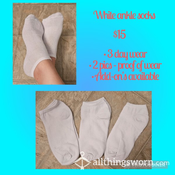 White Ankle Socks