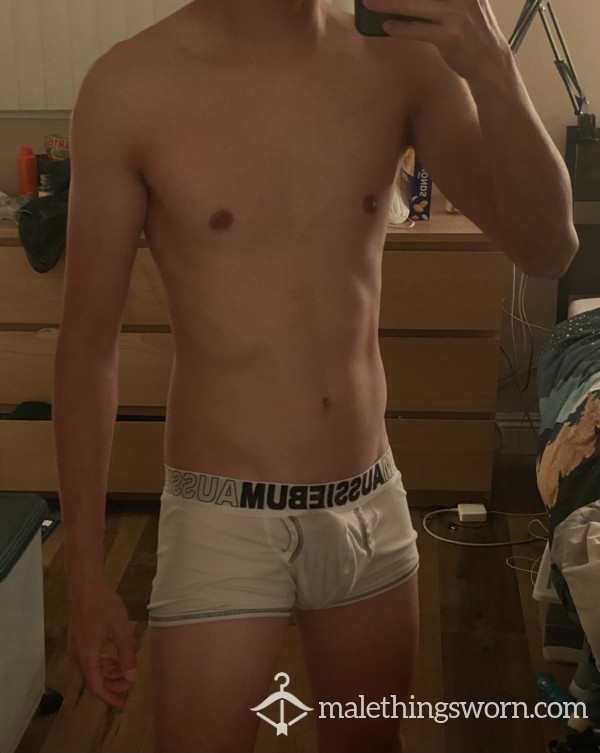 White Aussieb*m Trunks