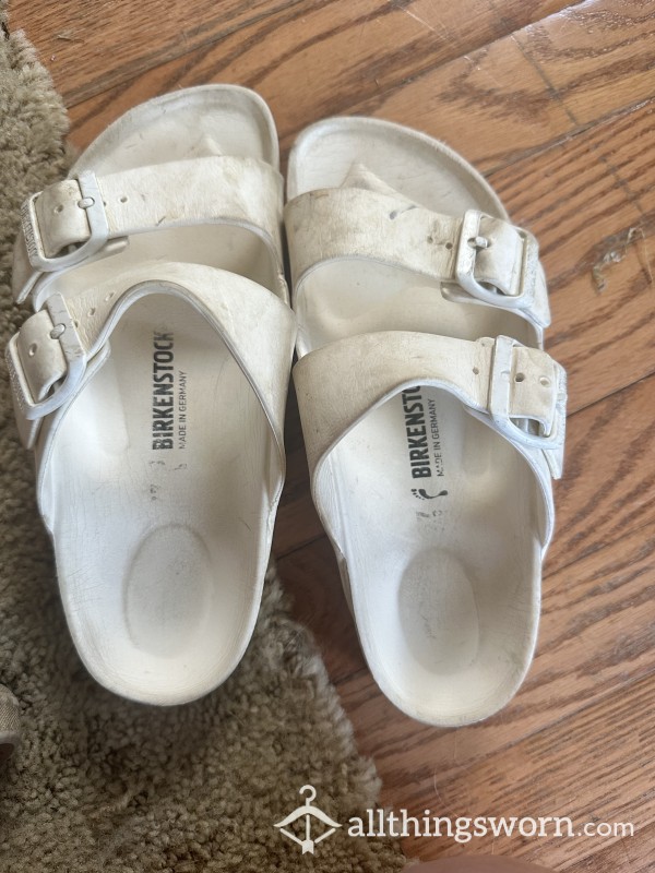 White Birkenstocks