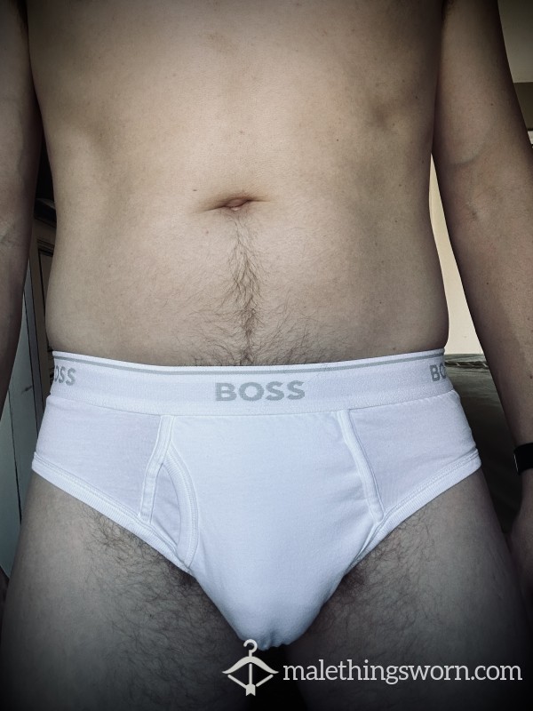 White BOSS Briefs