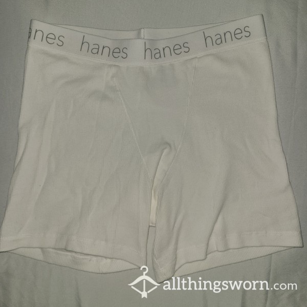 WHITE Boxer Briefs