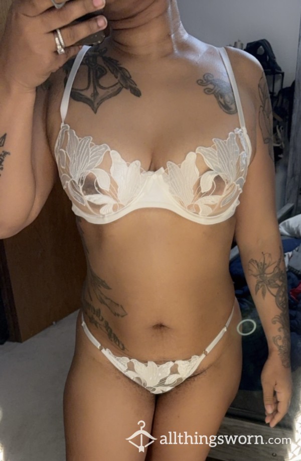 White Bra Panty Set