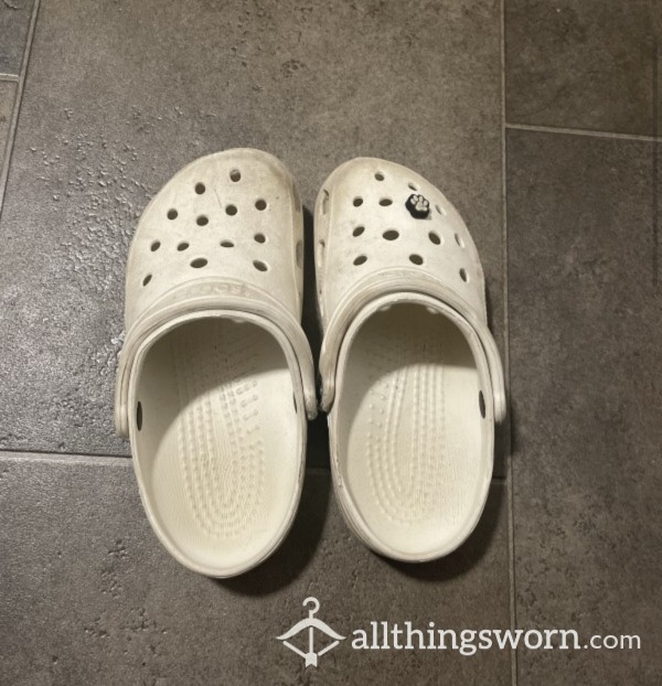 White Crocs