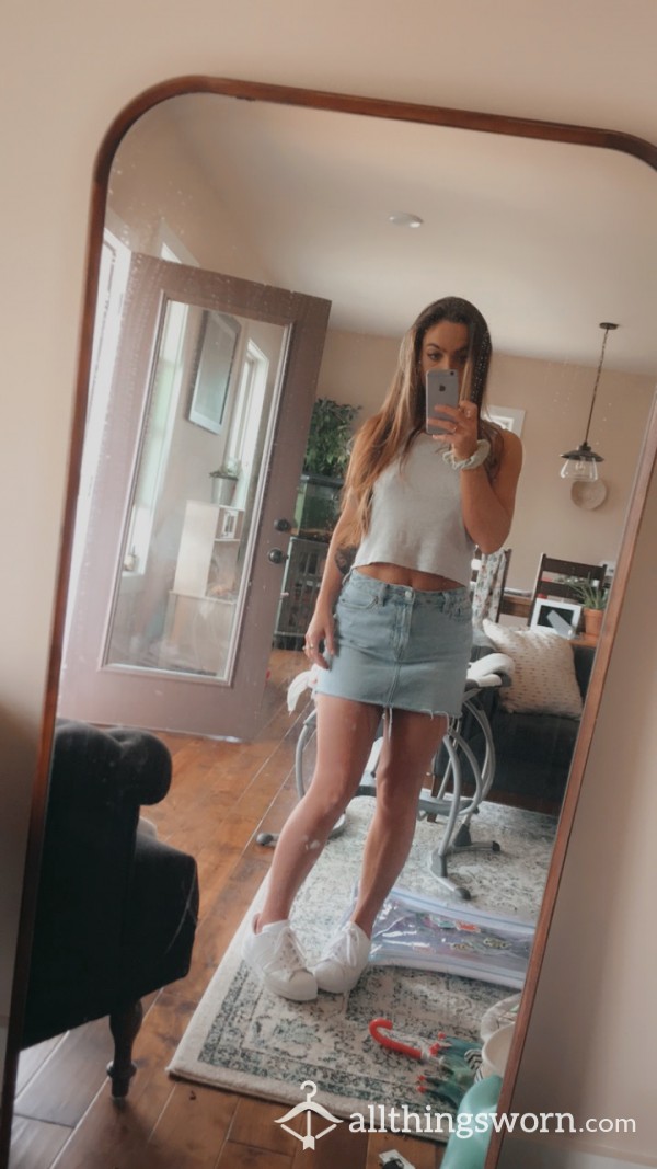 White Crop Top