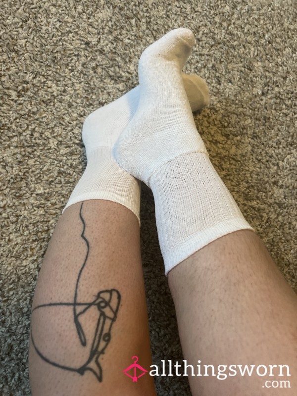 🧦White Cotton Tube Socks 🧦