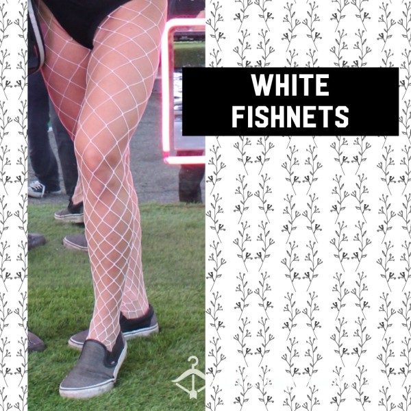 S**y White Fishnets, Worn 🤍