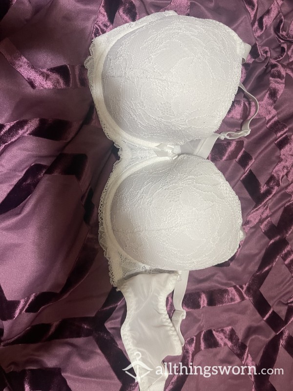 White Lace Bra