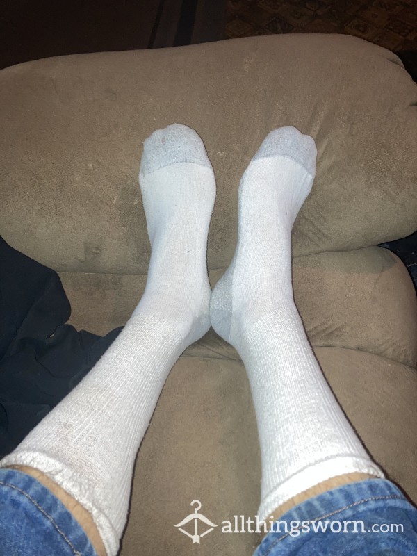 White Long Socks