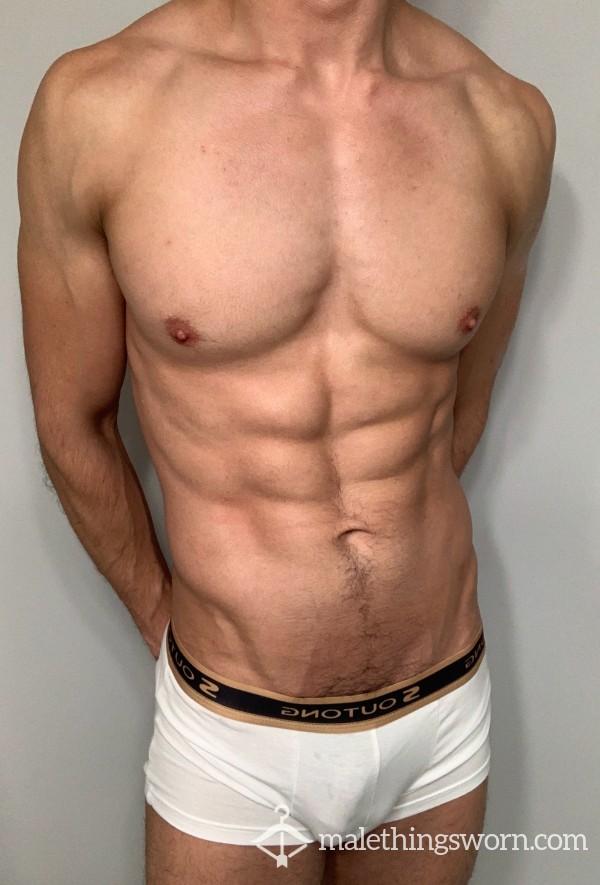 SOLD- White Mens Briefs