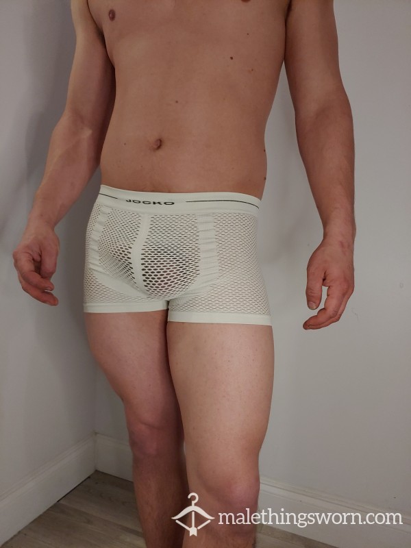 White Mesh Underwear