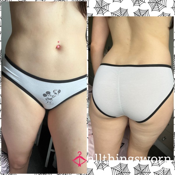 White Mickey Mouse Panties