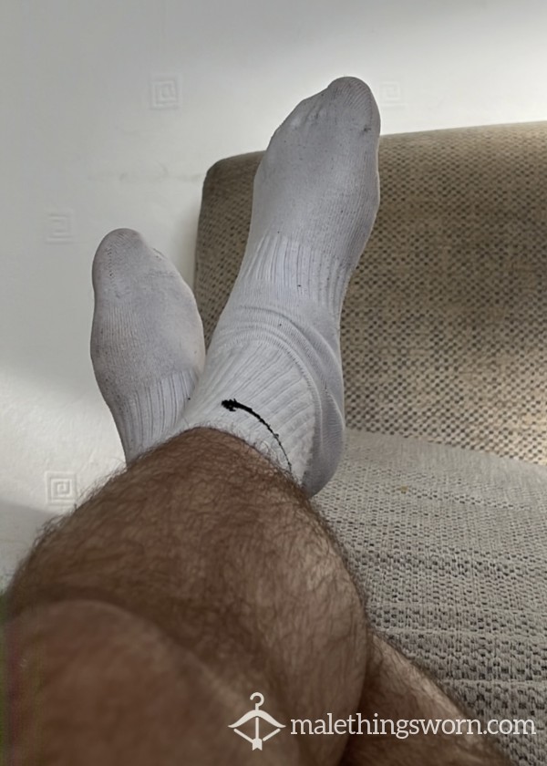 White Nike Socks