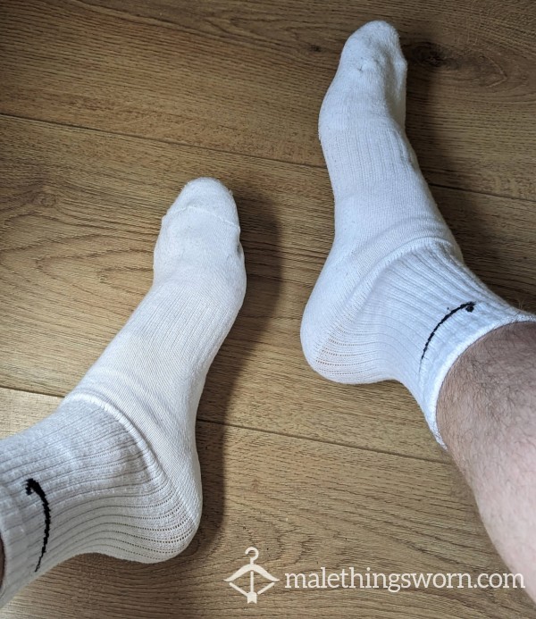 White Nike Socks