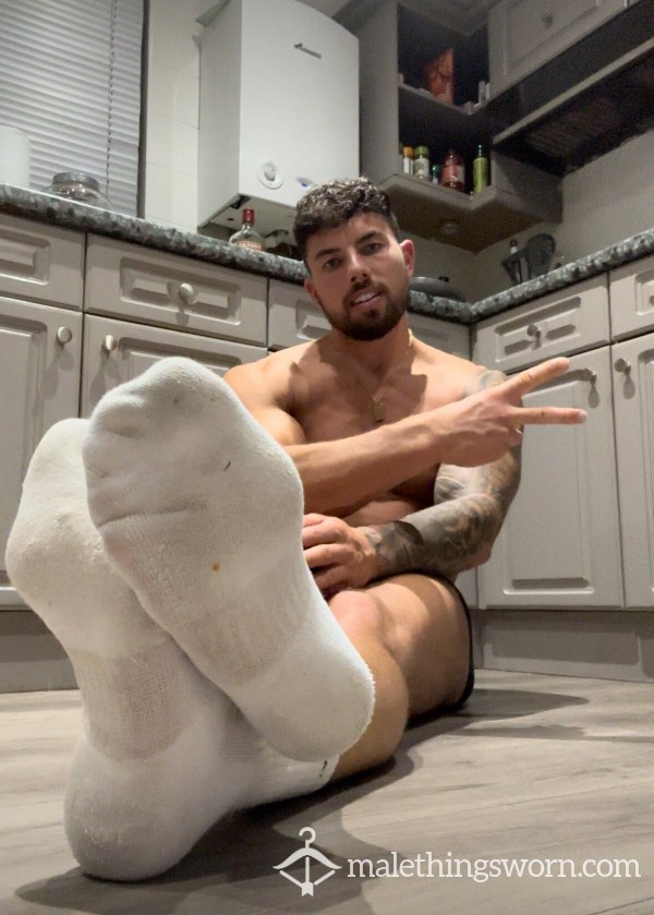 White Nike Socks