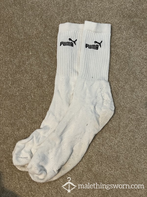 White Puma Socks