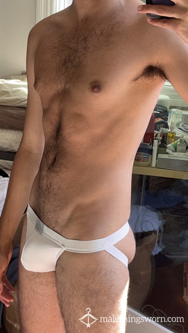 White S**y Used Jockstrap