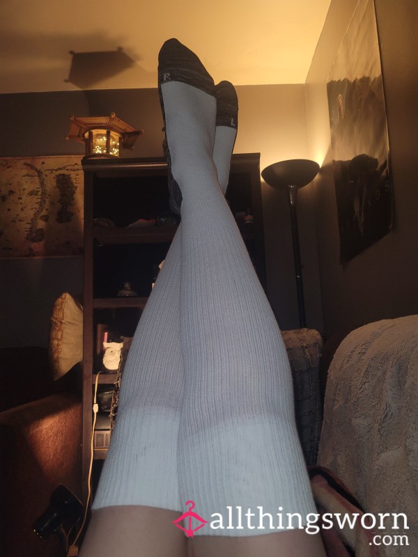 White Soccer Socks