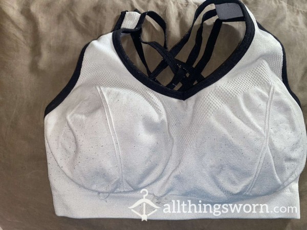 White Sports Bra