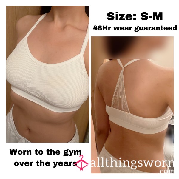 White Sports Bra (free 🇬🇧 Shipping!)