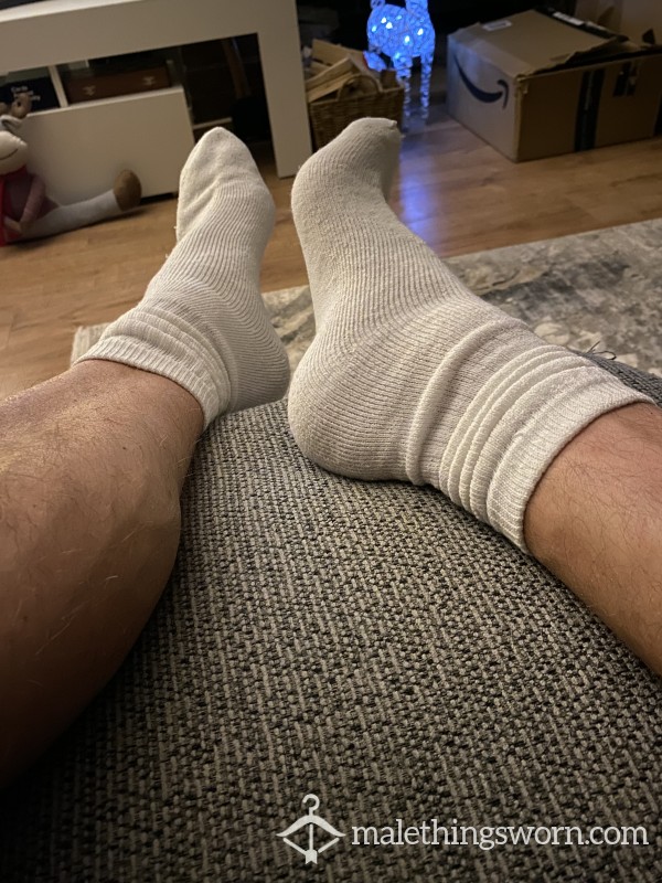 White Sports Socks