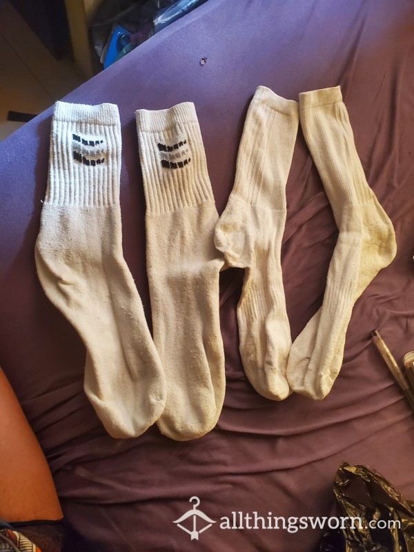 White Sports Socks