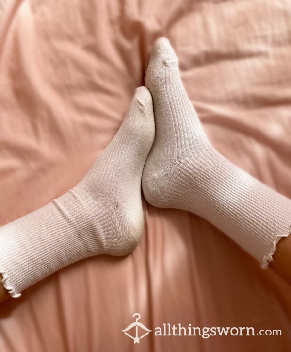 White Sweaty Socks