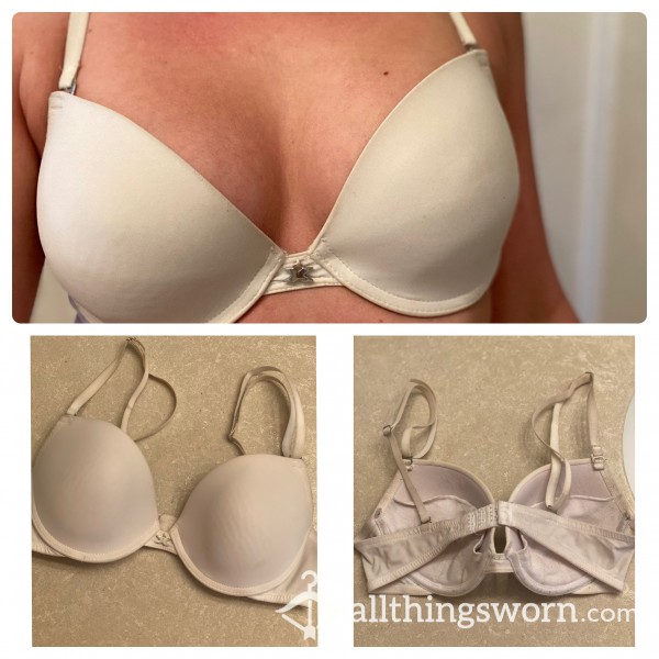 White Very Worn Bra