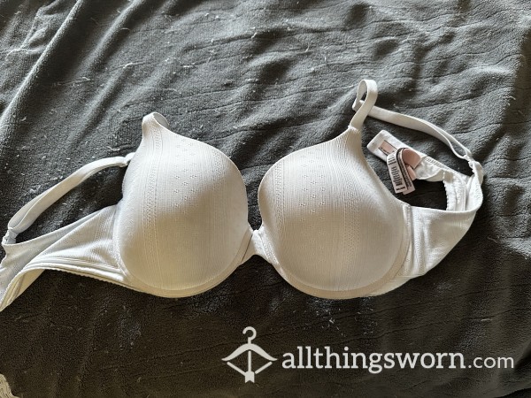 White VS Bra  36D